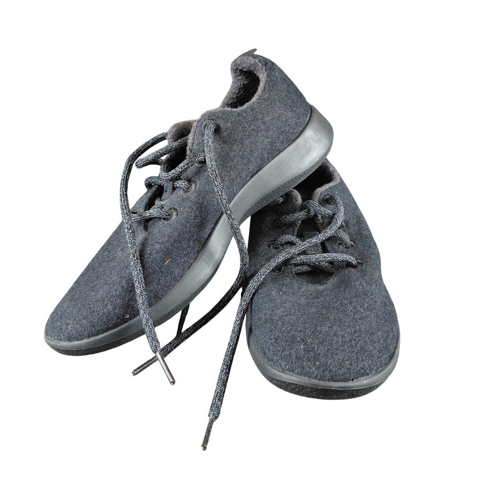 Allbirds Wool Runners Womens 9 Charcoal Grey Merino‎ Wool Sneakers Walking Shoes
